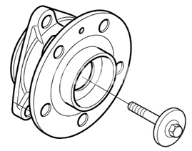 Front wheel bearing hub CMA XC40 (OEM)