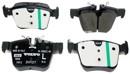 Rear brake pads (320/340mm) SPA S60 III/V60 II(XC) S90 II/V90 II(XC) XC60 II/XC90 II Variant code RC02, CMA (-2022) Polestar 2
