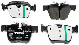 Rear brake pads (320/340mm) SPA S60 III/V60 II(XC) S90 II/V90 II(XC) XC60 II/XC90 II Variant code RC02, CMA (-2022) Polestar 2 (OEM)