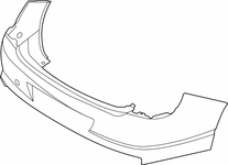 Rear BUMPER COVER Volvo 39844487