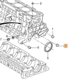 Frost plug to engine block 5 cylinder engines D3/D4/2.4D/D5 gearbox side (OEM)