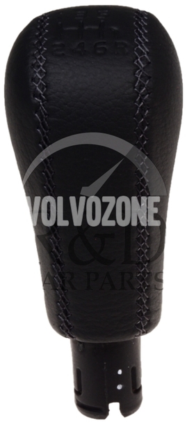 Gear shift lever knob manual transmission P2 (2005-) S60/V70 II/XC70 II, XC90 leather (OEM)