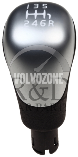 Gear shift lever knob manual transmission P2 XC90 aluminum (OEM)