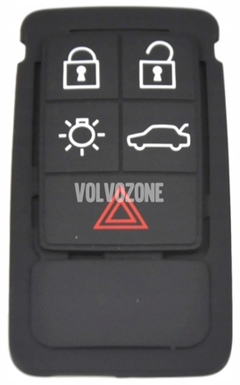 Locking system remote control housing spare buttons P3 S60 II(XC)/V60(XC)/XC60 S80 II/V70 III/XC70 III - 5 buttons (OEM)