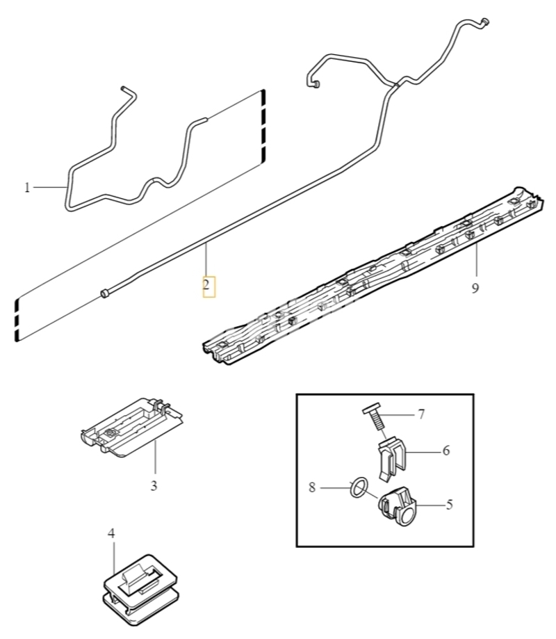 PRESSURE PIPE Volvo 30683031 - VolvoZone / Polestar Spare Parts Europe