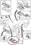 COURTESY LAMP Volvo 30754443 (OEM)