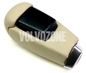 Gear shift lever knob Volvo 30759125 // beige leather / beige