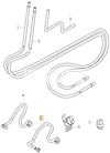 Fuel line return engine - fuel tank 1.6D/2.0D P1 C30, 2.0D C70 II/S40 II/V50 (OEM)