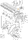 Timing chain cover gasket 3.2 P2 XC90, 3.2/T6 P3 (OEM)