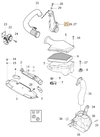 Inletsilencer 5 cylinder engines 2.0 D3/D4 (2011-) P1 P3, 2.4 D5 P3 S60 XC/V60 XC with seals (OEM)
