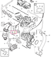 DPF pressure sensor 4 cylinder engines (2014-) 2.0 D2/D3/D4/D5 P1 P3 SPA/CMA (OEM)