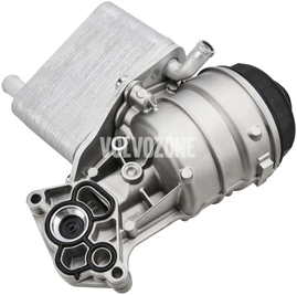 Oil filter housing with seals and cooler 3.2/T6/Polestar P3 S80 II/V70 III/XC70 III/XC60, 3.2 P2 XC90 (OEM)