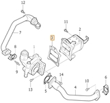 EGR valve - EGR cooler gasket 2.0 D2/D3/D4/D5 (2014-) P1 P3 SPA/CMA