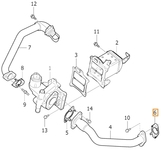 EGR valve pipe sealing 2.0 D2/D3/D4/D5 (2014-) P1 P3 SPA/CMA