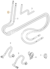 Fuel line fuel tank - fuel filter 1.6D/1.6D2/2.0D P1 C30/C70 II/S40 II/V40 II(XC)/V50 (OEM)