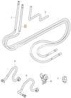 Fuel line return engine - fuel tank 1.6D/1.6D2/2.0D P1 C30/C70 II/S40 II/V40 II(XC)/V50 (OEM)