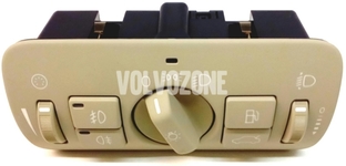 Headlight combination switch P3 S80 II/V70 III/XC70 III/XC60 halogen lights, beige