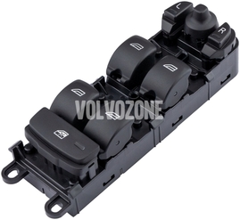 Window winder switch P3 (new design) S80 II/V70 III/XC70 III, P1 V40 II(XC) driver side (OEM)
