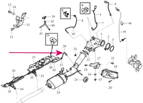 SENSOR NOX Front Volvo 32203674