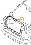 Trunk lid sealing P2 S60