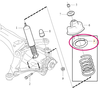 Rear spring mount spacer P2 S60/S80/V70 II/XC70 II/XC90 (OEM)