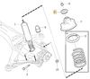 Rear shock absorber mounting washer P2 XC90 (OEM)