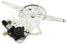 Window winder mechanism front left P2 S80 with motor, driver side