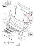 BRACKET Right Volvo 31214877 (2010-)