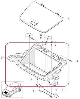 FRONT TRUNK CONTAINER Volvo 80013477 (OEM)