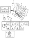 Interior temperature sensor P3 (-2011) XC60/S80 II/V70 III/XC70 III (OEM)