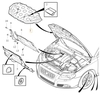 Bonnet sound insulation P3 S80 II/V70 III/XC70 III (OEM)