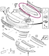 Front bumper reinforcement/impact absorber P3 (2014-) S60 II(XC)/V60(XC) (OEM)