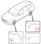 Rear MUDGUARD WIDENER Rear Left Volvo 31420851