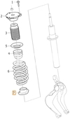 Front spring seat lower SPA S60 III/V60 II(XC) S90 II/V90 II(XC) XC60 II/XC90 II (OEM)