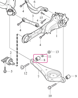 BUSHING Volvo 31451814 (OEM)