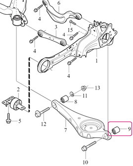 BUSHING Volvo 31451815 (OEM)