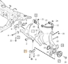 Control arm ball joint SPA V60 II XC/V90 II XC/XC60 II/XC90 II - bracket (OEM)