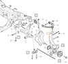 Front control arm fork left SPA S90 II/V90 II (OEM)
