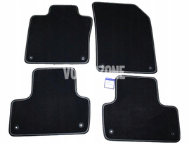 Textile velours carpets SPA XC60 II - off black // R-Design (OEM)