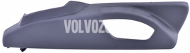 Front seat side panel passenger side P3 S60 II(XC)/V60(XC)/XC60 S80 II/V70 III/XC70 III electrically adjustable seats, manual lumbar support, dark grey (OEM)