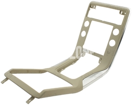 Center console cover P3 (-2011) S80 II/V70 III/XC70 III beige, chrome trim (OEM)