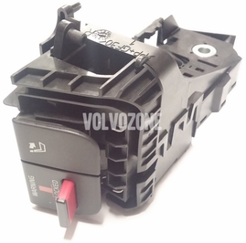 Rear seat lock right (passenger side) P3 V60(XC)/XC60 V70 III/XC70 III, P1 V40 II(XC) dark grey (OEM)