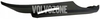 Front seat side panel driver side P1 S40 II/V50 manually adjustable seats, dark grey (OEM)