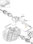 Drive shaft right 2.9/3.0 P2 (-2001) S80 gearbox M65