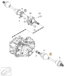 Drive shaft left 2.0 D3/D4 P3 (2014-) XC60 gearbox M66