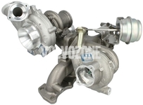 Low pressure turbocharger 5 cylinder biturbo engines 2.4 D/D4/D5 (2009-) P3