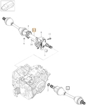 Drive shaft right 1.5 T3/T4, 2.0 T4, 2.0 D2/D3 P3 (2016-) S60 II/V60/V70 III gearbox TF-71SC