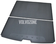 Carbo rubber carpet 5 seats, 2 pieces SPA XC90 II - charcoal