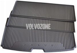 Carbo rubber carpet 7 seats, 3 pieces SPA XC90 II - charcoal (OEM)