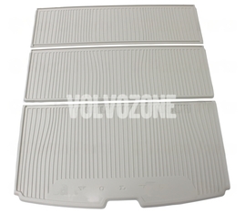Carbo rubber carpet 7 seats, 3 pieces SPA XC90 II - blonde (OEM)